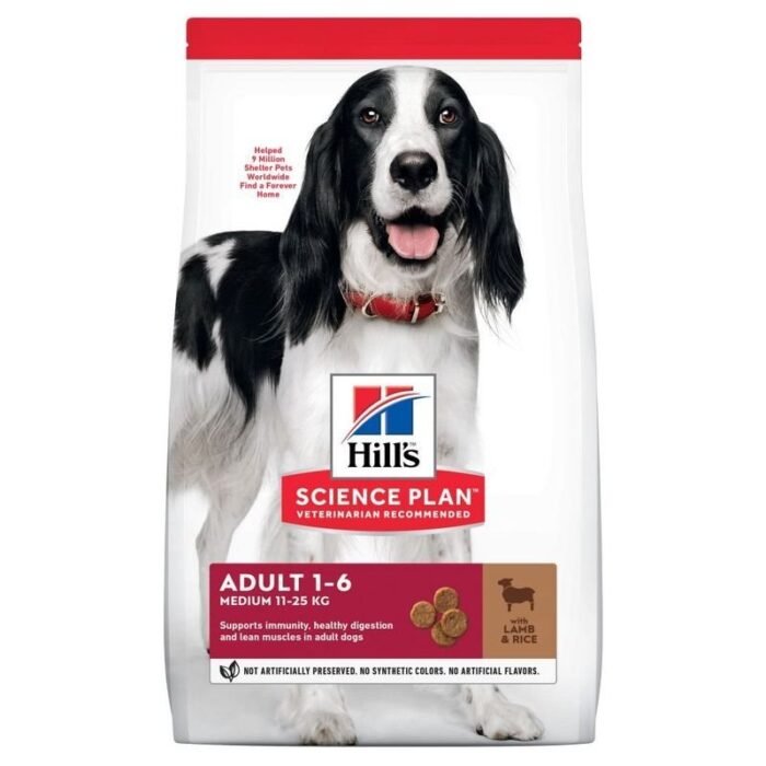 Hill's Science Plan Adult 1-6 Medium with Lamb & Rice - Image 3