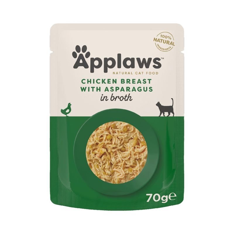 Applaws 100% Natural Wet Cat Food, Chicken with Cheese in Broth, 70 g Tin Cans (Pack of 24) - Image 4